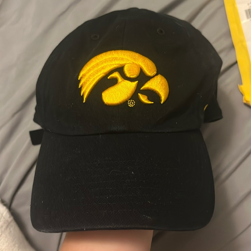 Black Iowa Hawkeyes Hat